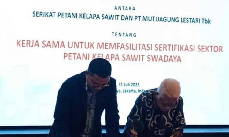 SPKS dan PT Mutuagung Tandangani MoU Sertifikasi ISPO-RSPO