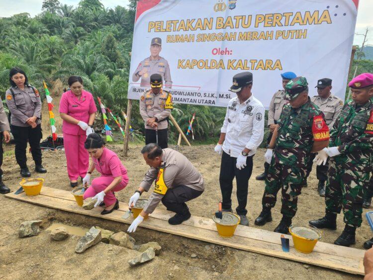 Kapolda Kaltara Resmikan Pembangunan Rumah Singgah Merah Putih di Nunukan untuk Dukung Pendidikan Anak-anak Desa Sungai Limau